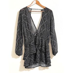 Beach Riot CAITLIN DRESS IN AZTEC XS